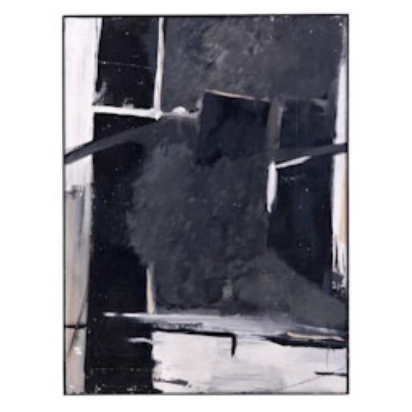 PAINTING-SETOF2-BLK&WHITE ABST