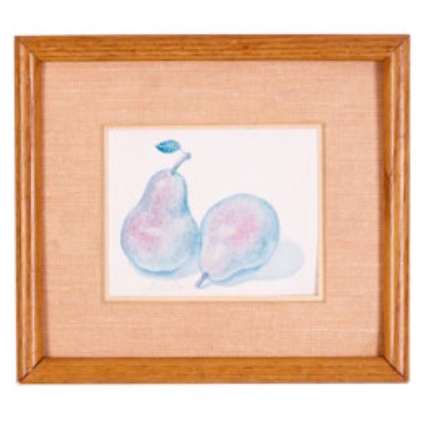 PRINT-FRUIT WOOD FRAME