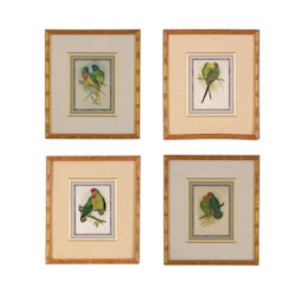 PRINT-SETOF4-15X17-BIRDS IN LO