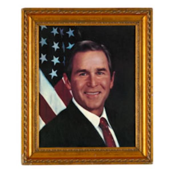 PRINT-21X25-GEORGE W BUSH