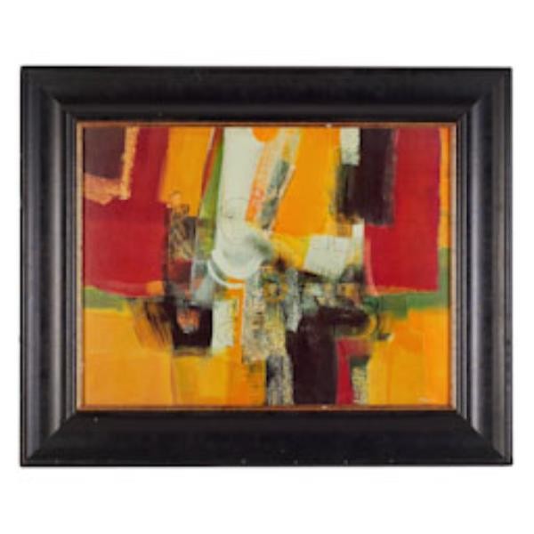 PRINT-41X34-BLK FR-ORNG/RD ABS