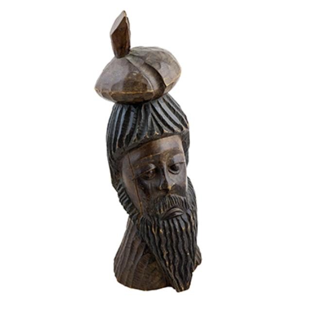 SCULPTURE-AFRICAN MAN W/BEARD