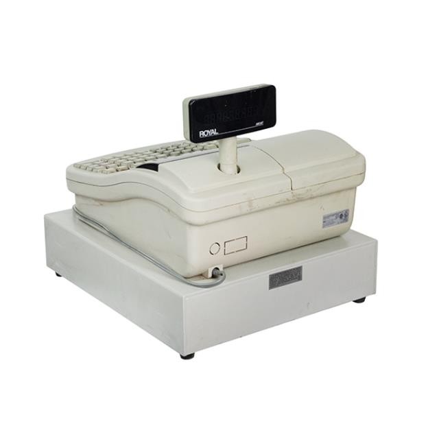 CASH REGISTER-Beige Plastic "ROYAL"