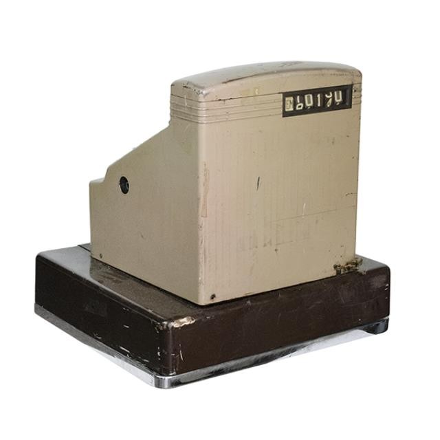 CASH REGISTER-TAN/BRN-VINTAGE