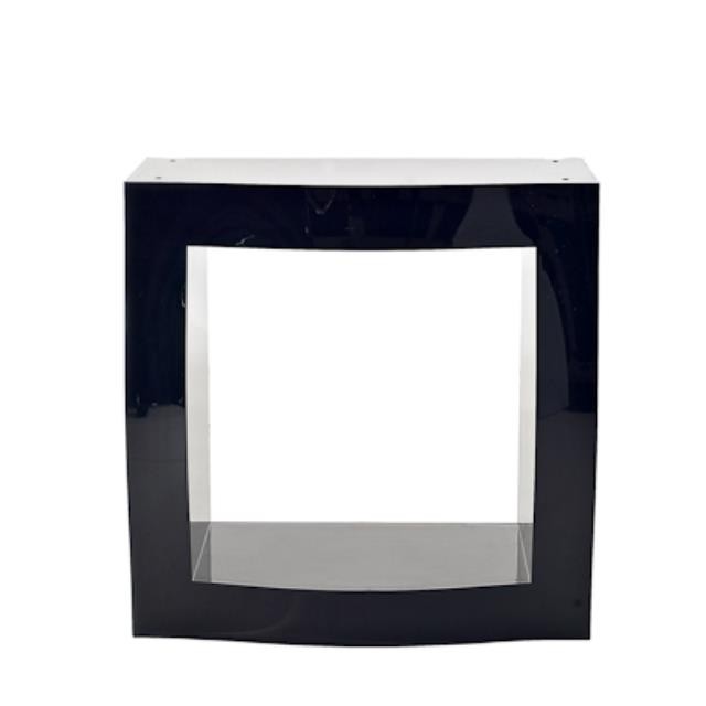 CUBE-20.5"X20.5"-BLK-PLASTIC