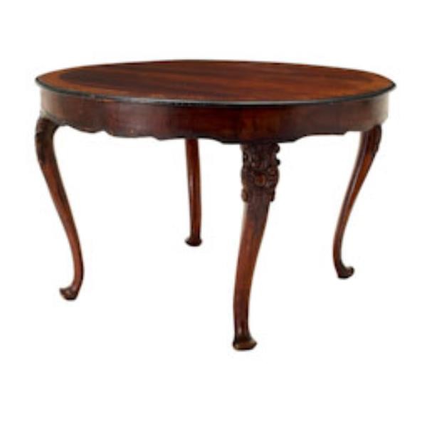 TABLE-CENTER HALL-46DM-WALNUT-