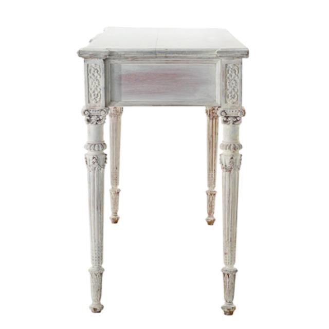 CONSOLE-CVD WHT 54X21X