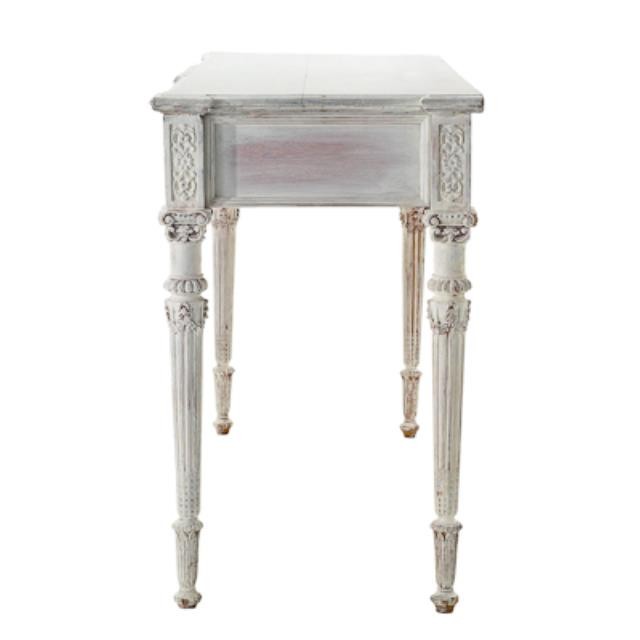 CONSOLE-CVD WHT 54X21X