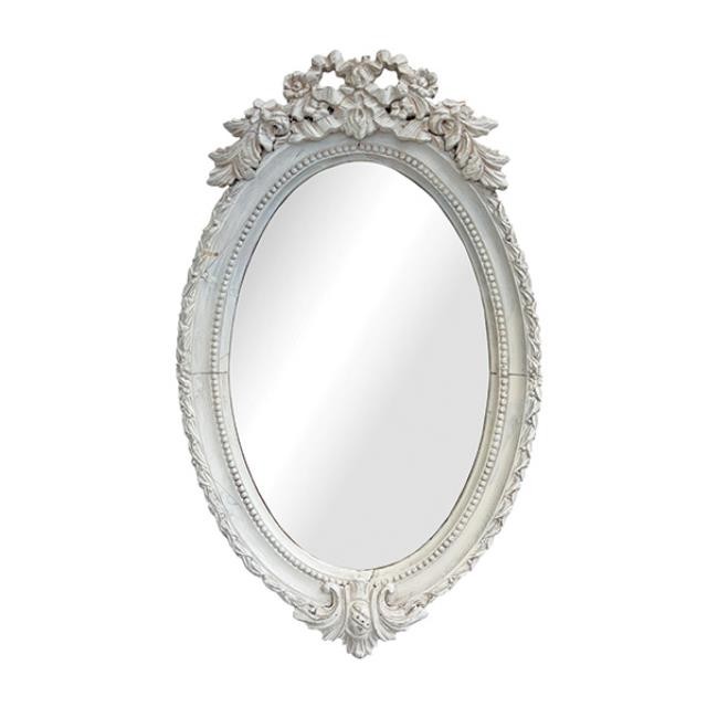 MIRROR-RAW PINE-CVD-OVAL