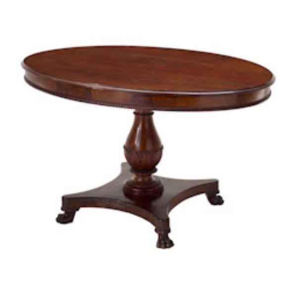 TABLE-CENTER PEDESTAL MAHOGANY