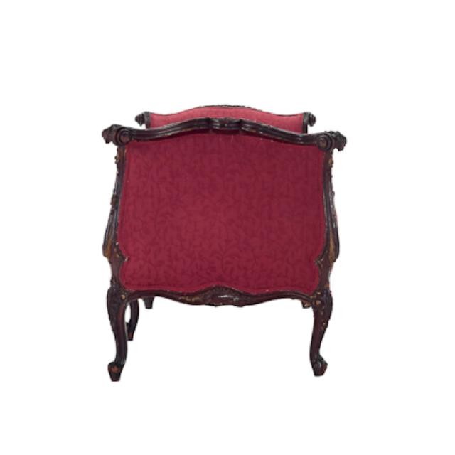 SETTEE-FRENCH-MAUVE EMBOSSED P