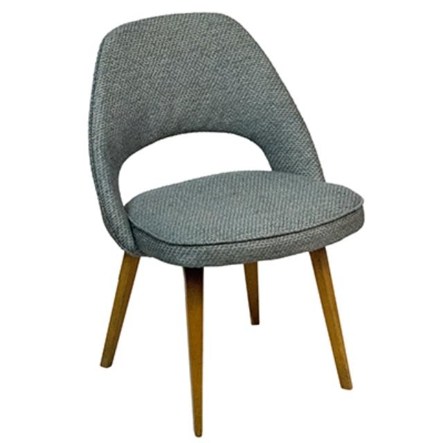 CHAIR-Side Upholstered/Teal Danish Mondern