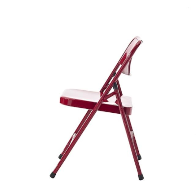 CHAIR-FOLDING-METAL- RED