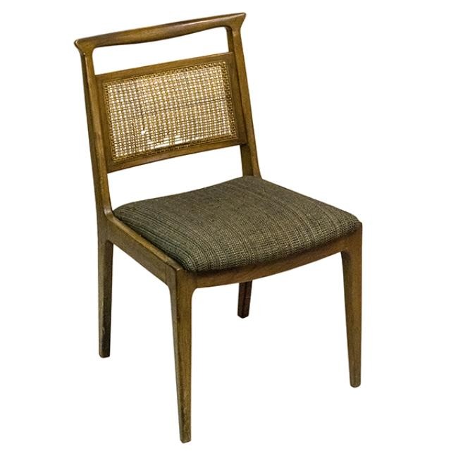 CHAIR-Side-Dining-Danish Mondern W/Tweed Seat