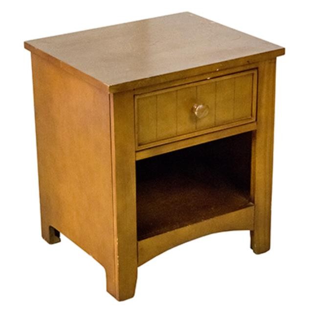 NIGHT STAND-Single Drawer/Cubby