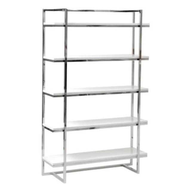 SHELVES-WHITE GLOSS 5 SHELF