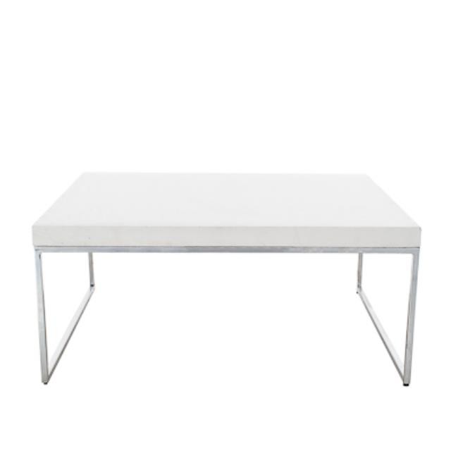 TABLE-COFFEE-36"SQ.WHITE WOOD