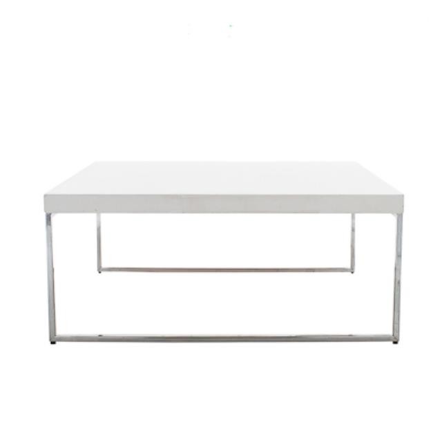 TABLE-COFFEE-36"SQ.WHITE WOOD