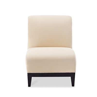 CHAIR-ARMLESS-OATMEAL-27"L