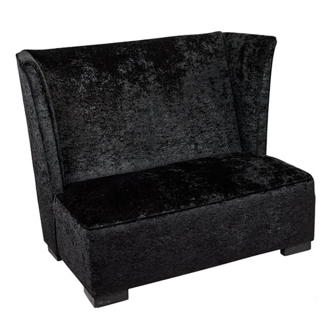 BANQUETTE-Crushed Black Velvet