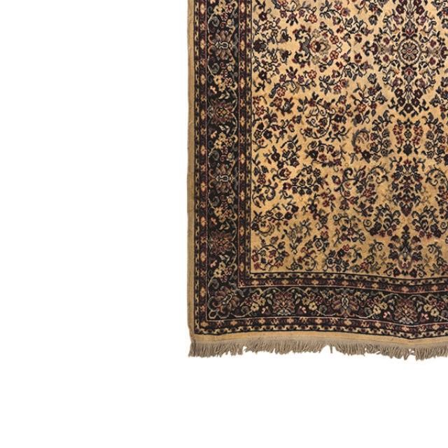 RUG-6X9 CHAINSTITCH CLARET/PIN