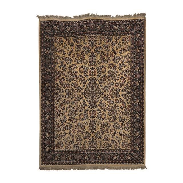 RUG-6X9 CHAINSTITCH CLARET/PIN
