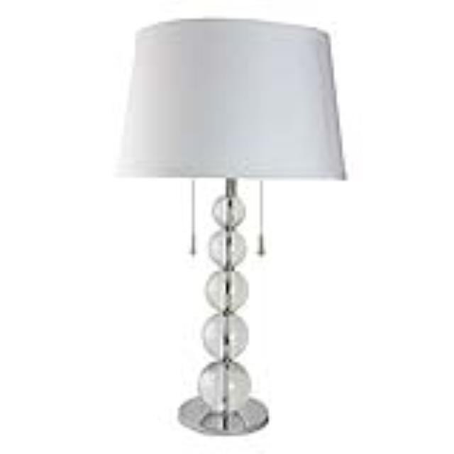 Lamp-Table Lamp Acrylic Clear