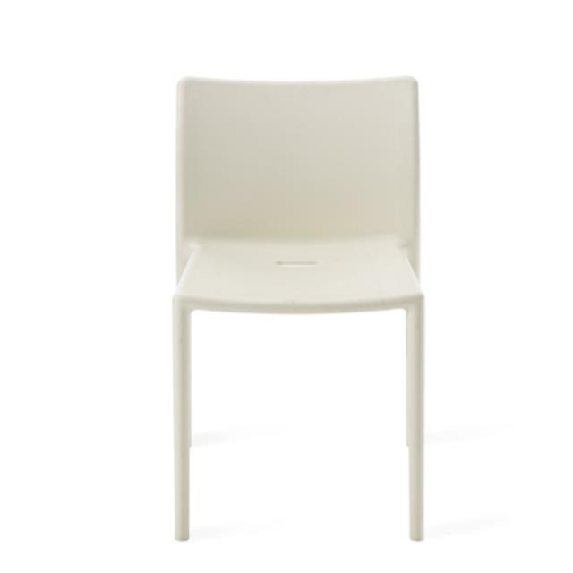 CHAIR-SIDE-WHT PLASTIC