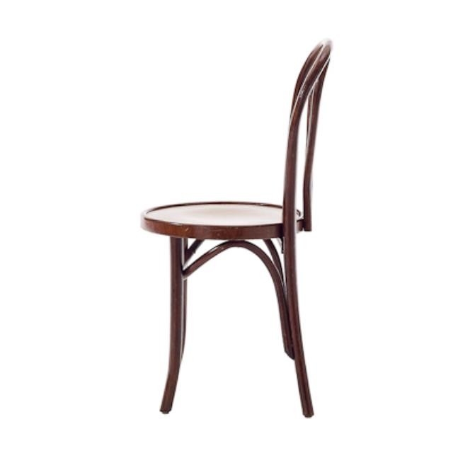 C4160001)Hairpin Bentwood Side Chair-Walnut