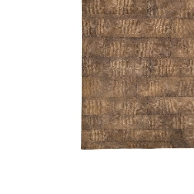 Rug-Leather Faux Gator