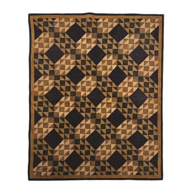 Rug-Leather Quilt Diamond