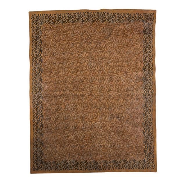Rug-Leather Leopard/Tiger