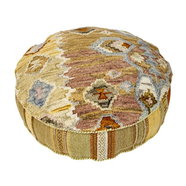 Ottoman-Pouf Round Moroccan