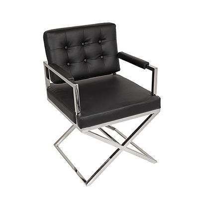 Modern Directors Chair Black