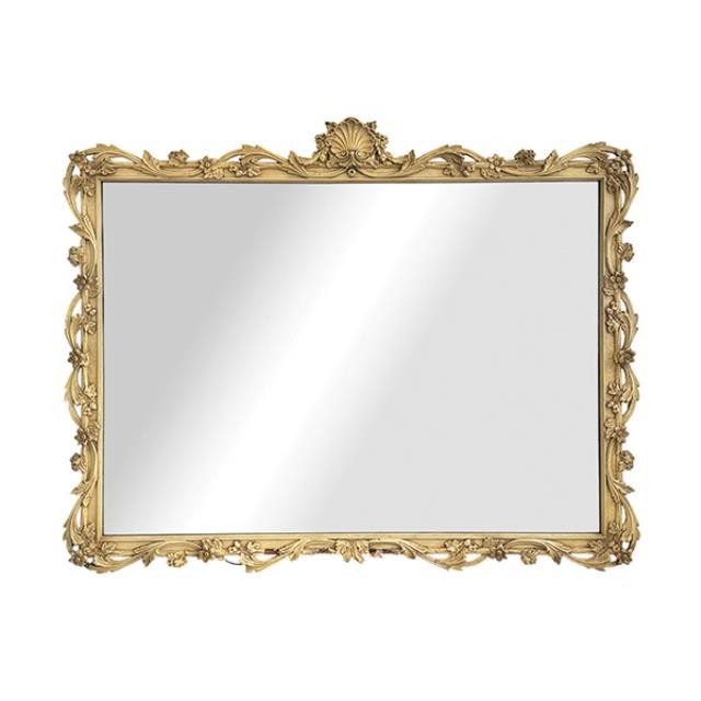 Wall Mirror Beig Ornate Mirror