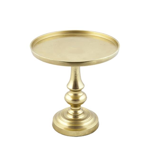 Goldtone Cake Plate