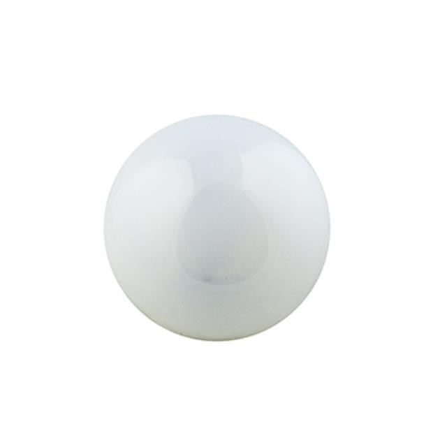 Milk White Glass Ball 12"