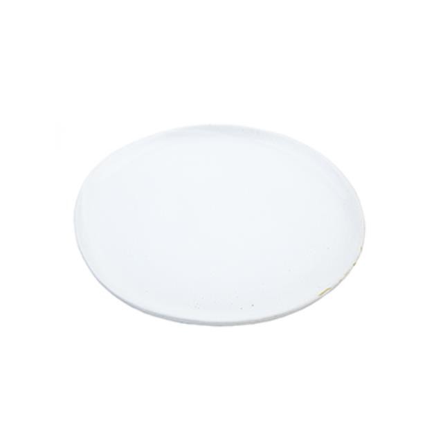 Round White Glaze Plate