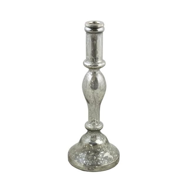 Cystal Piller Candlestick 12"