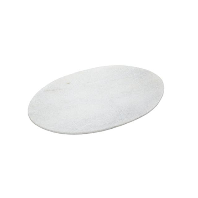 Oval White Plate