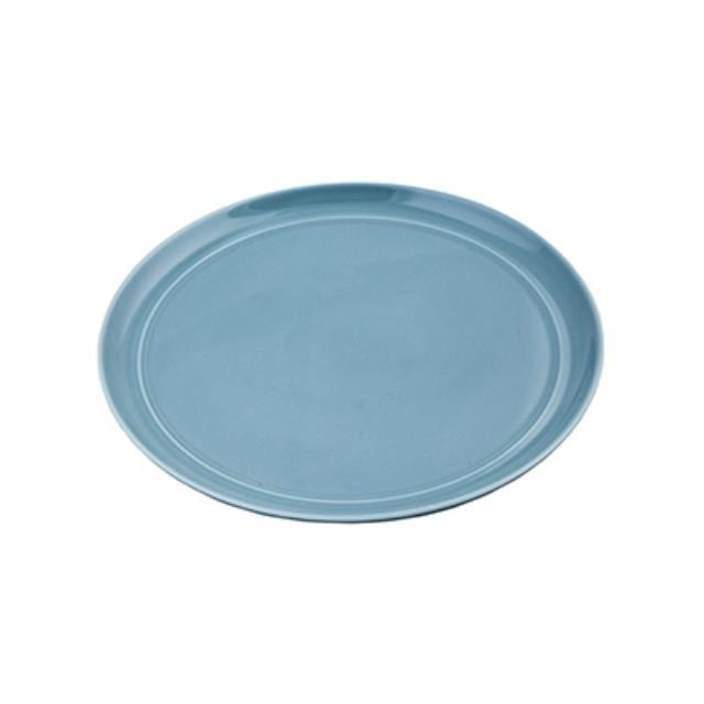 Blue Glazed Round Plate