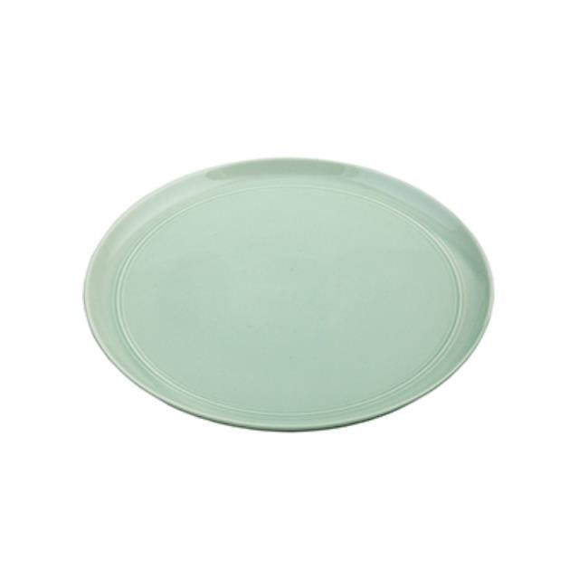 Green Glazed Plate w/Lip