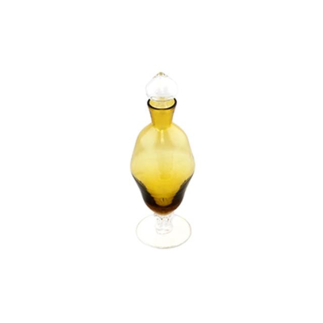 Amber Glass Bottle W/Stopper