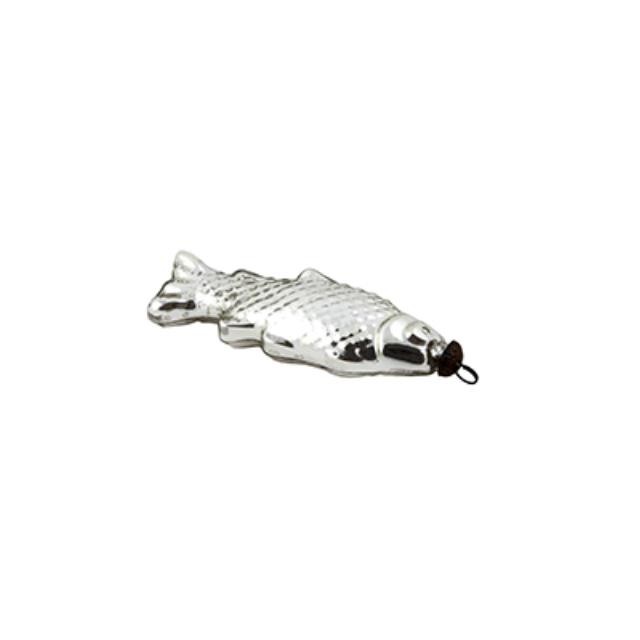 Silver Mercury Gl Fish Ornamnt