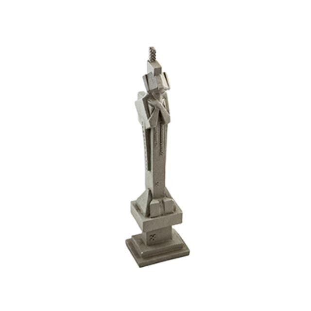 Female Abstract Grey Statue