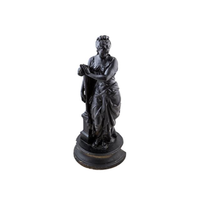 Female Statue Dressed Black