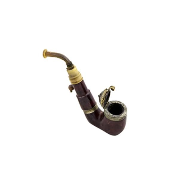 PIPE- Oriental Red and Brass
