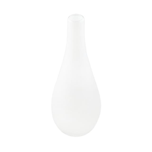 Vase- Opaque White Glass