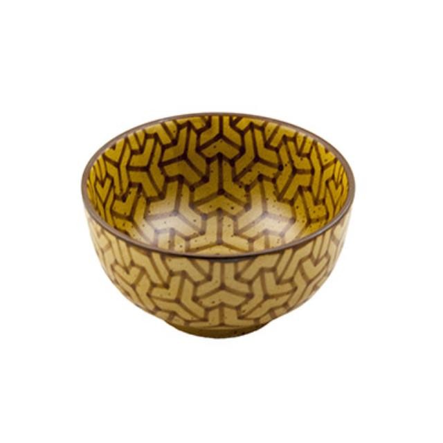 BOWL- Geometric Shapes Tan