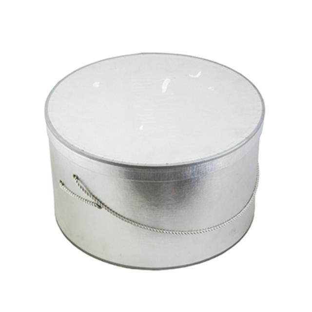 Hat Box- Silver Bergdorf Gdmn